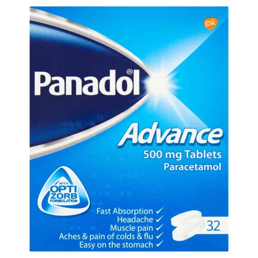 Panadol advance 500 mg 24 tablets