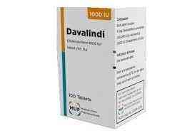 دافاليندي 1000 وحدة دولية 100 قرص فيتامين دال - لعلاج مشاكل العظام