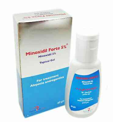 Minoxidil forte 5% topical gel 60 gm