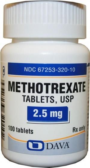 Methotrexate (acdima) 2.5mg 100 tabs.