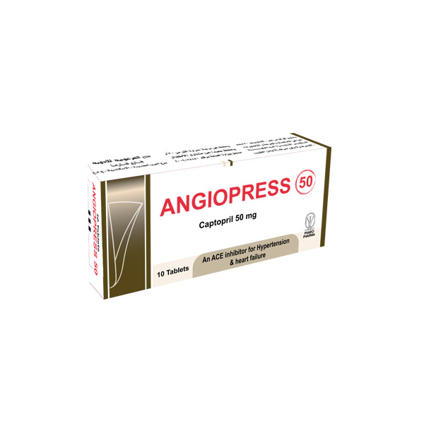 Angiopress 50mg 10 tab.
