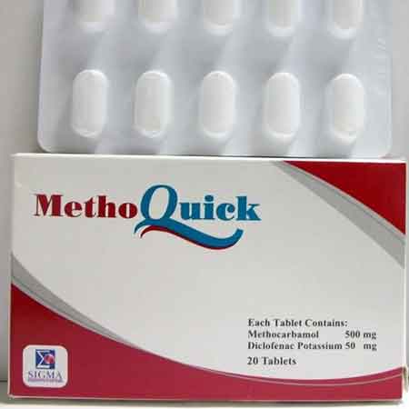 Methoquick 50/500 mg 20 tab.